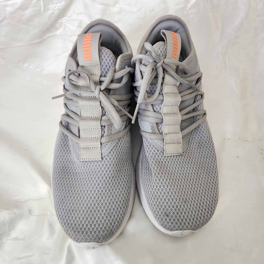 Puma Prowl Slip-On Grey Orange Training Shoes 194323-19 Mens 9 Sneakers